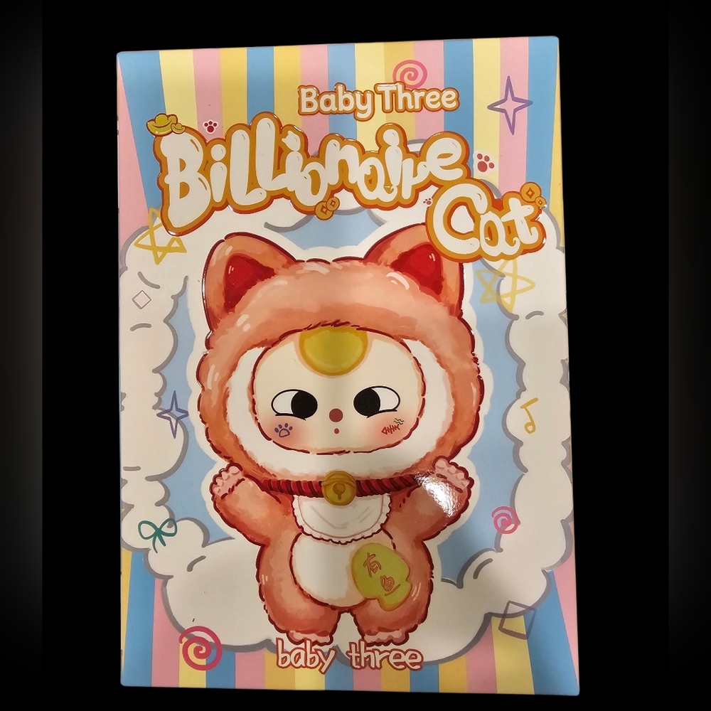 Baby Three Billionaire Cat Plush Toy